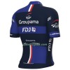 Cykeltrøje 2023 Groupama FDJ Sort Blå